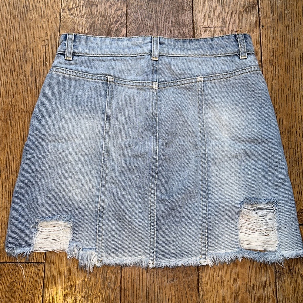 Free People Jean Skirt - Picture 5 of 7